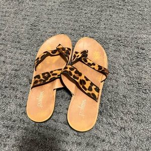 Cheetah sandals